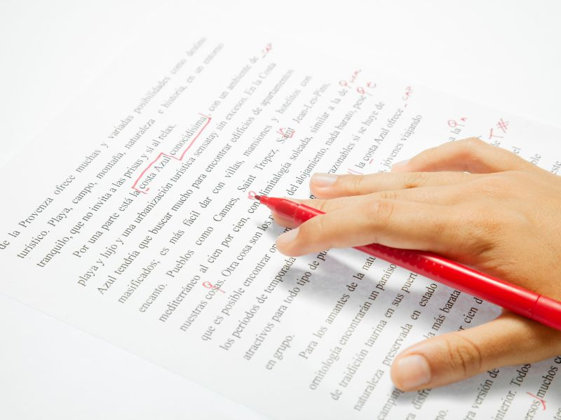 start a proofreading side business
