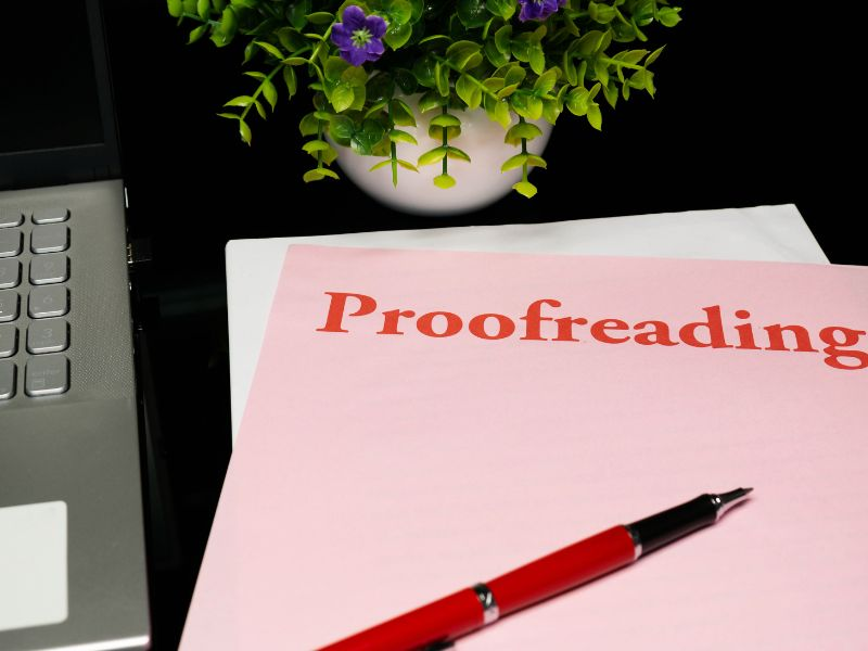start a proofreading side business
